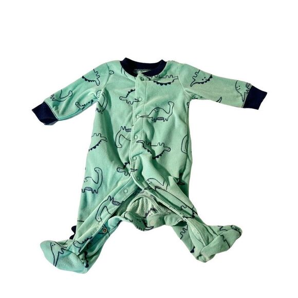 Carter’s Baby Fleece Dino Footed Sleeper, 3m - Picture 3 of 6